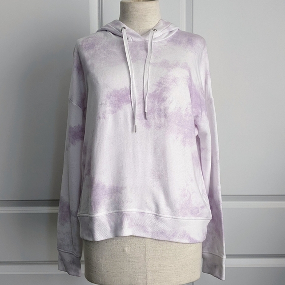 Rails Sweatshirt Pullover Hooded Cloud Tie Dye Cotton Modal Lavender M NWT - Picture 1 of 12